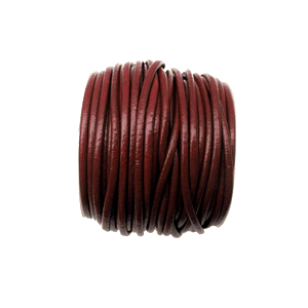Leer Koord CameoRed 2mm